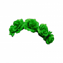 green flower crown rose heart flowers roses hearts eart...