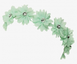 Green Flower Crown Transparent & Free Green Flower Crown ...