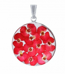 Crown of Thorns Oval Hanging Earrings (Transparent)