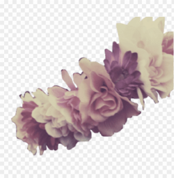 purple flower crown transparent PNG image with transparent ...