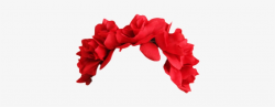 Transparent Flower Crown Red - Red Flower Crown Transparent ...