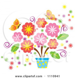 Spring Flower Pot Clipart - Clipart Kid | FLOWERS | Flower ...