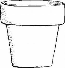 free flower pot template | Free Word Art - Papercraft Memories