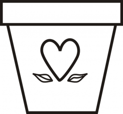 Free Flower Pot Outline, Download Free Clip Art, Free Clip ...