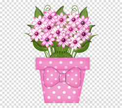 Pink Flower Cartoon clipart - Nature, transparent clip art