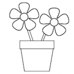 Flowers In A Pot Drawing at GetDrawings.com | Free for ...