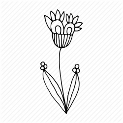 \'Doodle flowers\' by Oleanya M