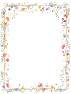 Flowers Frame Colours transparent PNG - StickPNG