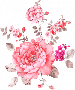 PINK FLOWERS - TRANSPARENCY / OVERLAY FOR PERSONAL USE in ...