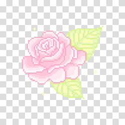 Pixel, pink rose artwork transparent background PNG clipart ...