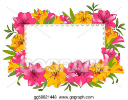 Vector Stock - Beautiful flowers. Clipart Illustration gg58821448 ...