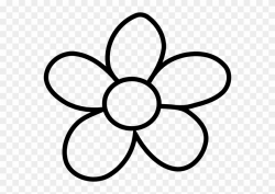 Gallery Of Clip Art Flower Black And White Clipart - Flowers Clipart ...