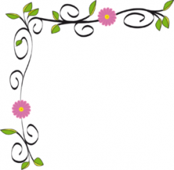 Flower border spring flowers border clipart free clipart images ...