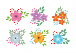 Flower clipart set - Download Free Vector Art, Stock Graphics & Images