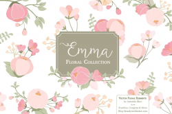 Soft Pink Flower Clipart & Vectors