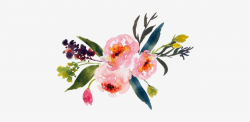Water Color Flower Clipart - Watercolor Flower Clipart Png - Free ...