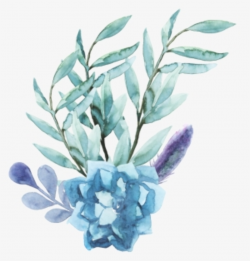 Blue Flower PNG, Transparent Blue Flower PNG Image Free ...