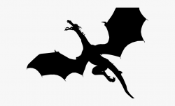 Black Fly Cliparts - Black Flying Dragon Png #2458096 - Free ...