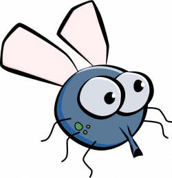 Free Clipart: Cartoon Fly | PrinterKiller