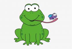 Frog Drawings Eating A Fly Clip Art - Five Speckled Frogs ...
