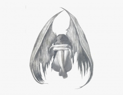 Dark Angel Clipart Pencil Sketch - Drawings Of Sad Angels ...
