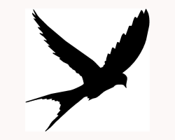 Free Flying Sparrow Silhouette, Download Free Clip Art, Free ...