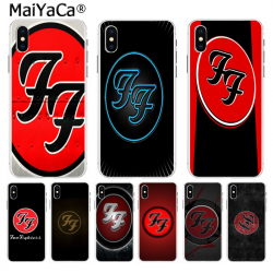 US $0.88 58% OFF|MaiYaCa Foo Fighters Red Logo Hot Printed Cool Phone  Accessories for iPhone 8 7 6 6S Plus X 10 5 5S SE XR XS XS MAX Coque  Shell-in ...