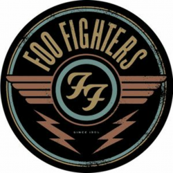 Foo Fighters - Round Logo Sticker | Foo fighters poster, Foo ...