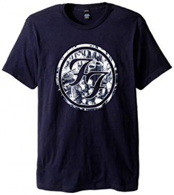 FEA Men\'s Foo Fighters FF Logo City Circle T-Shirt