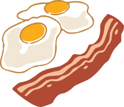 574 bacon & eggs | Clip Art from OldCuts.co | Art, Clip art, Eggs