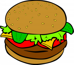 Fast Food Clipart- Pizza, Burgers, Hot Dogs & Fries