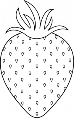 strawberry clipart black and white strawberry clipart black and ...
