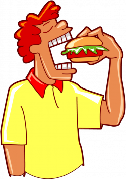 People Eating Food Clipart
