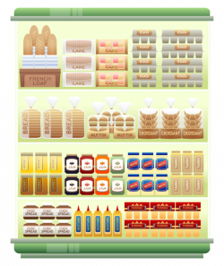 Shelf Grocery store Supermarket Alcoholic drink Food free commercial ...