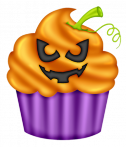 HALLOWEEN CUPCAKE CLIP ART | CLIP ART - HALLOWEEN 1 - CLIPART ...