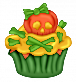 ✿*DULCES TERRORIFICOS*✿* | cupcakes | Cupcake clipart, Halloween ...