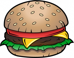 Junk Food Clip Art | Free Clip-Art: Food » Junk Food » Cheeseburger ...