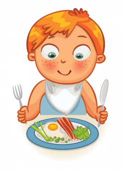 Clip art - Kid - Dinner Time / Eating Time | Clock Time | Pinterest ...
