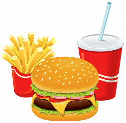 Hamburger Fries and Cola PNG Clipart - Best WEB Clipart