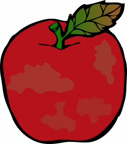 Clipart - Rotten Apple