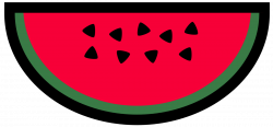 Simple Watermellon Clipart by laobc : Food Cliparts #9375- ClipartSE ...