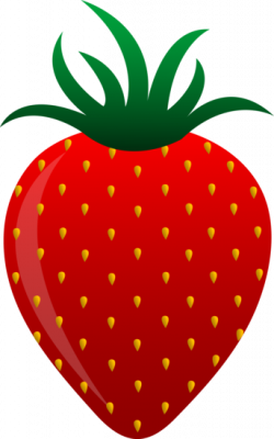 Free clip art of a sweet red strawberry | Sweet Clip Art | Pinterest ...