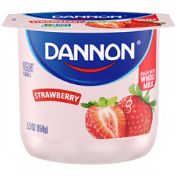 vitamin d milk clipart 86138 - Dannon Whole Milk Yogurt Strawberry ...