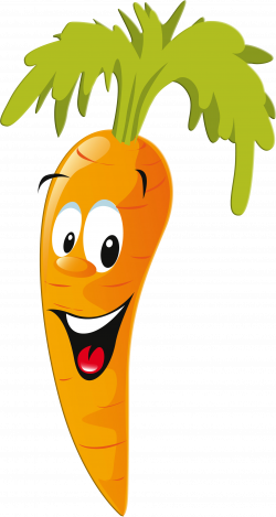 Happy and smiling carrot clipart | Food Clipart | Clip art, Carrots ...