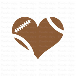 Football Heart Clipart | Free download best Football Heart Clipart ...