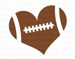 Heart football clipart 1 » Clipart Station