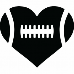 Heart football clipart black and white 5 » Clipart Portal