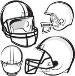 Football Helmet Clip Art - Royalty Free - GoGraph