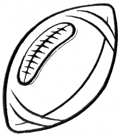 Football outline clip art biezumd 3 - ClipartPost