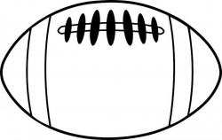 Best Football Clipart Black and White #28748 - Clipartion.com